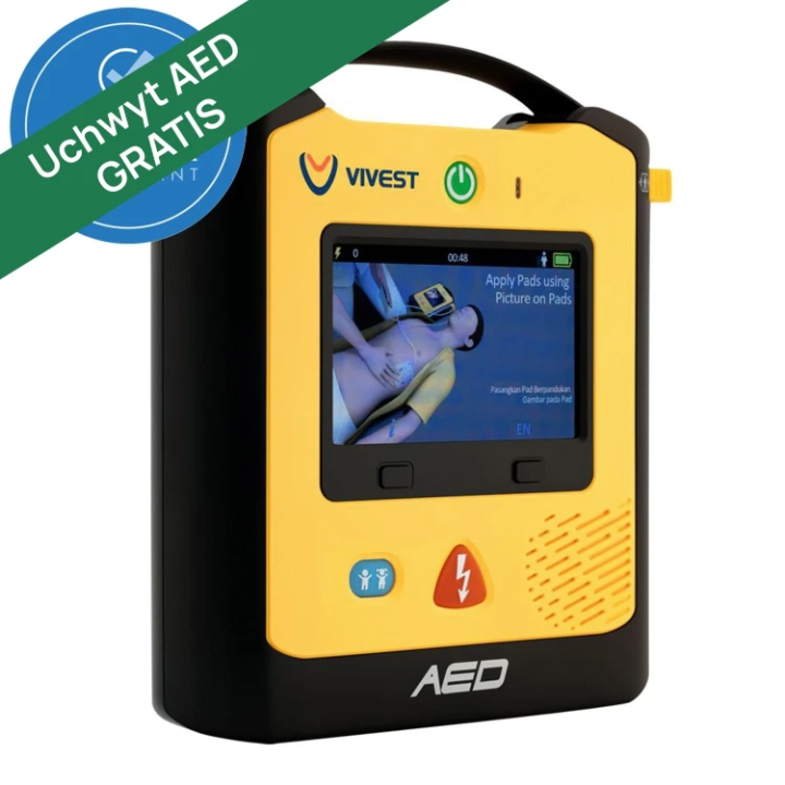 Defibrylator AED półautomatyczny Vivest PowerBeat X3