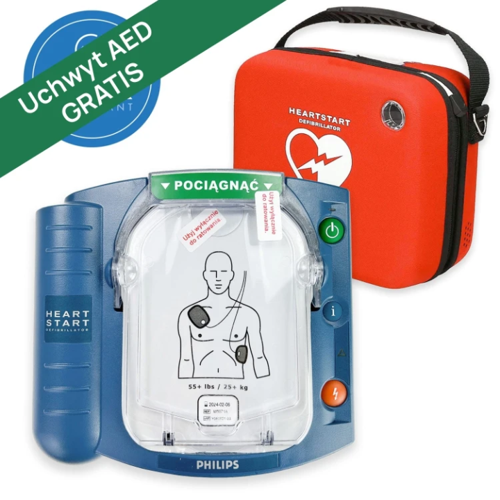 Defibrylator AED Philips HS1 w torbie Standard
