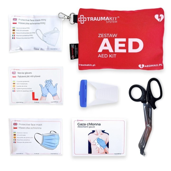 TRAUMA KIT Zestaw ratowniczy AED