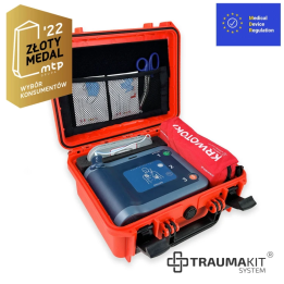 Zestaw Defibrylator AED Philips FRx z apteczką modułową Krwotoki TRAUMAKIT w walizce