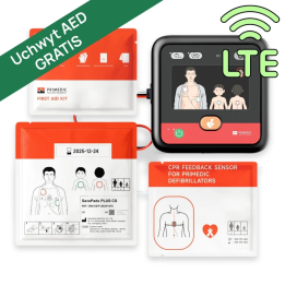 Defibrylator AED Primedic myPAD z czujnikiem uciśnięć CPR Feedback, wersja 4G (LTE) [REF: 97970]
