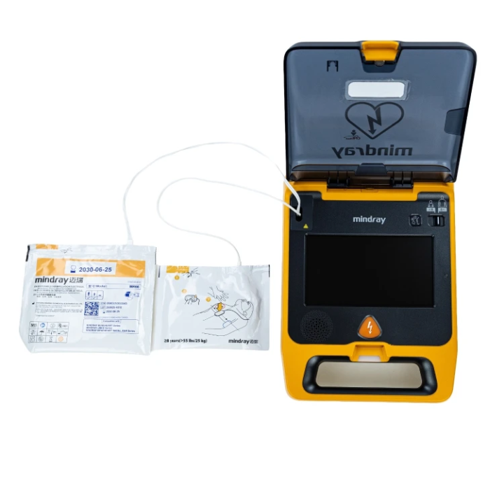 Defibrylator AED Mindray BeneHeart C2 z wyświetlaczem LCD 7", czujnikiem uciśnięć CPR Navi, wersja 4G (8 lat) [TCN24-KB06-AE]