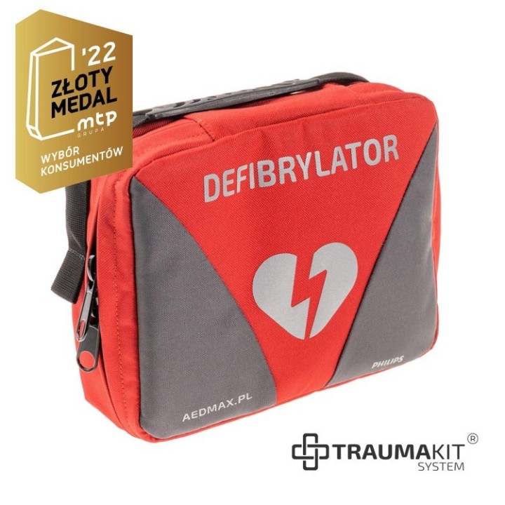 TRAUMA KIT – Torba na defibrylator AED Philips FRx/HS1 (czerwony)