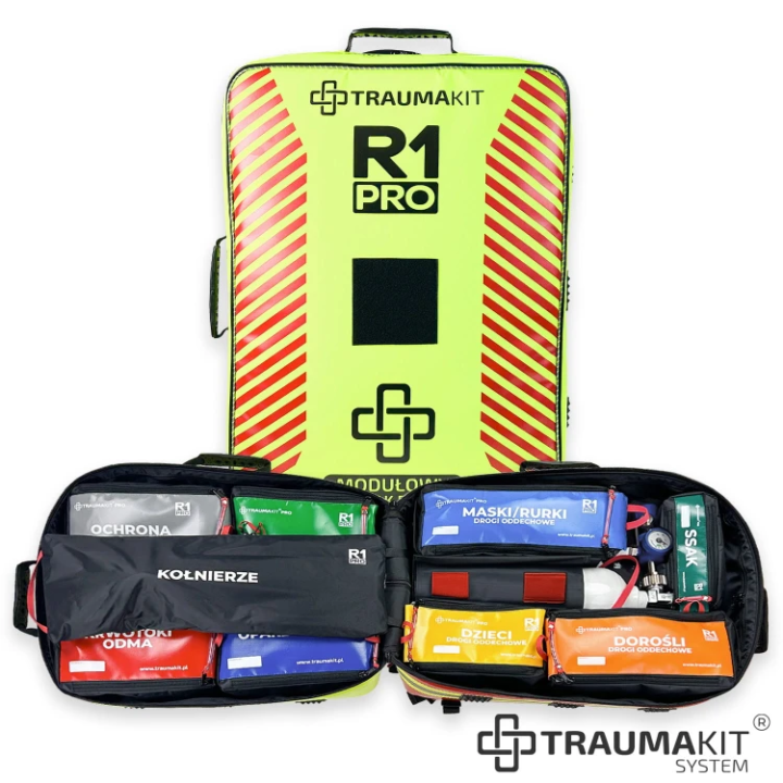 Modułowy Plecak R1 PRO zgodny z KSRG 2026 - TRAUMAKIT (BT)
