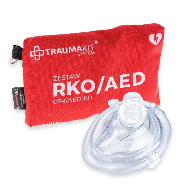 TRAUMA KIT Zestaw ratowniczy AED z maską RKO