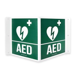 Tablica informacyjna AED - przestrzenna